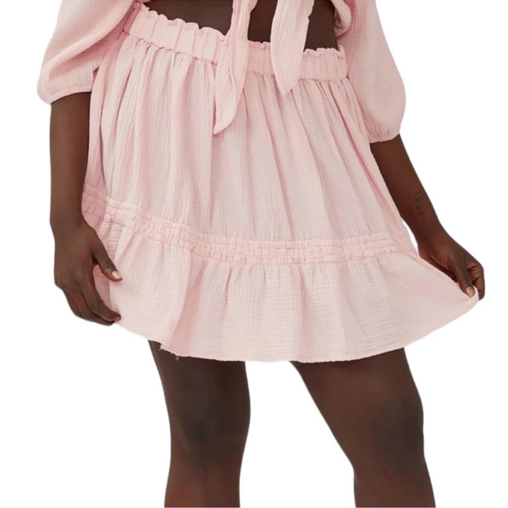 Pink Cotton-On Frill Skirt